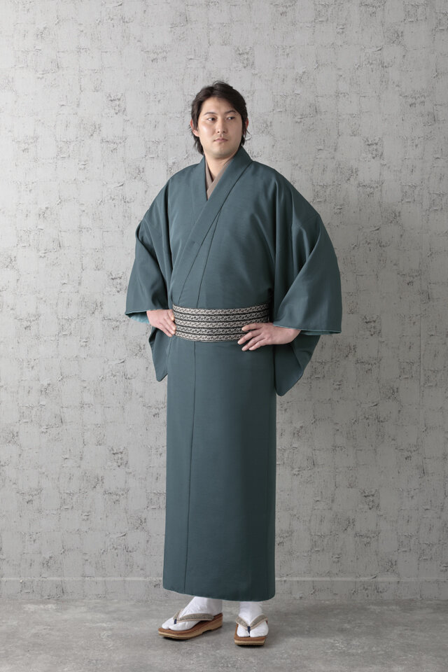 男紬無地